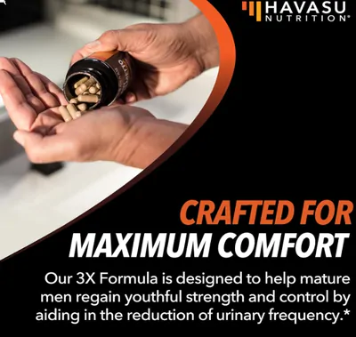 Saw Palmetto Fórmula 3X, Apoio à próstata, Havasu Nutrition