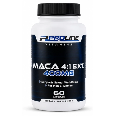 Maca Peruana 4:1, 400mg, 60 Cápsulas, ProLine Vitamins Maca Peruana 4:1, 400mg, 60 Cápsulas, ProLine Vitamins