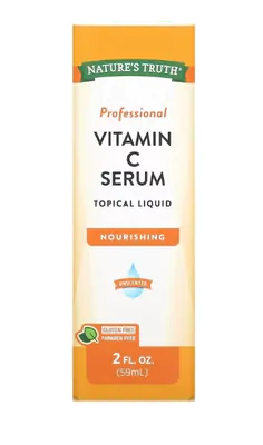 Sérum com Vitamina C, Líquido Tópico, Sem Perfume, 59ml, Nature's Truth