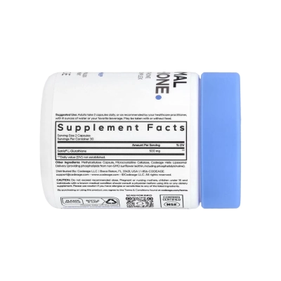 Glutationa Lipossomal 500mg, Antioxidante e Imunidade, 60 Cápsulas Vegetais, Beyond Vitamins