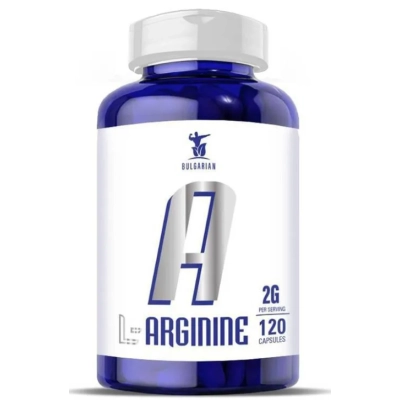 L-arginina, 120 Cápsulas, Bulgarian