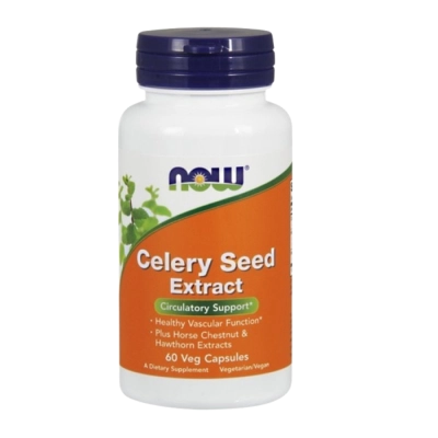 Celery Seed Extract, 60 Cápsulas Veganas, Now 