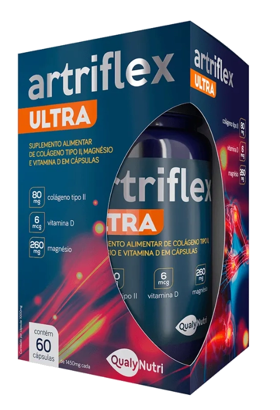 Artriflex Ultra, 80mg, 60 Cápsulas, QualyNutri