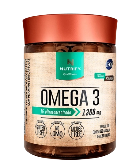 Ômega 3 1360mg, Cápsulas Opções, Nutrify