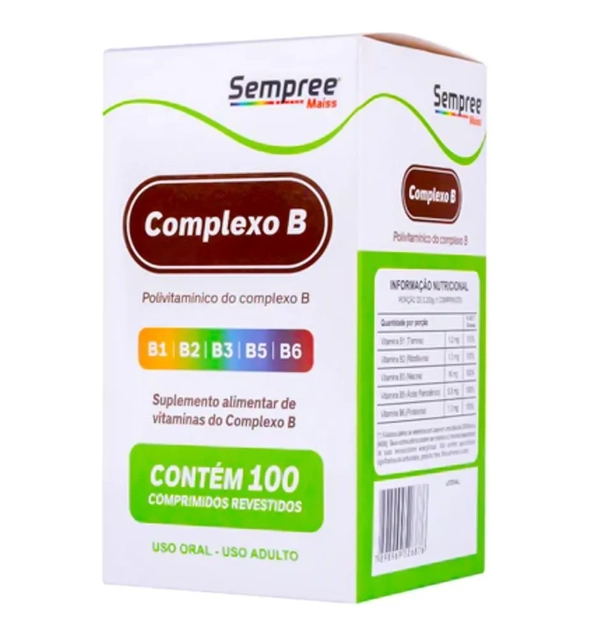 Complexo B, 100 Comprimidos, Prevent Pharma