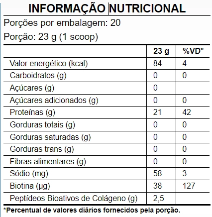 Colágeno Protein, Verisol, 450g (Puro),  Sabor Neutro, Puravida