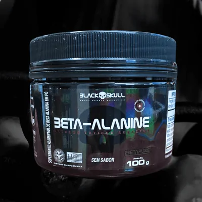 Beta-Alanine Sem Sabor, 100G - Black Skull