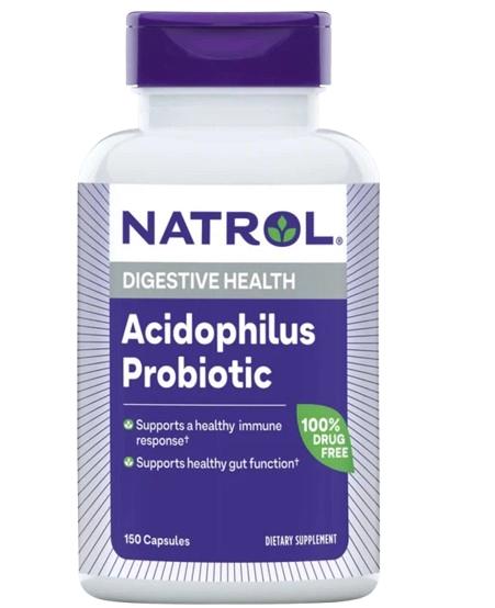 Probiótico Acidófilos 1 Bilhão, 150 Cápsulas, Natrol