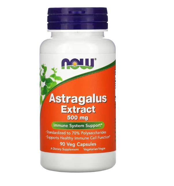 Extrato de Astrágalo, 500 mg, 90 Cápsulas. Now