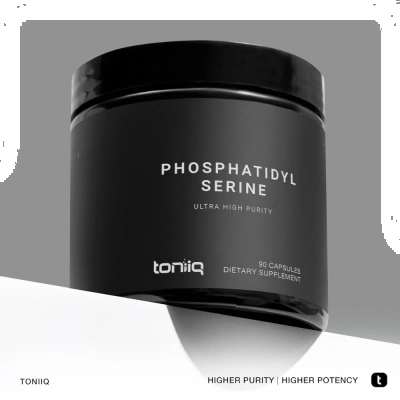 Fosfatidilserina (Phosphatidylserine), 400mg, 90 Cápsulas, Toniiq