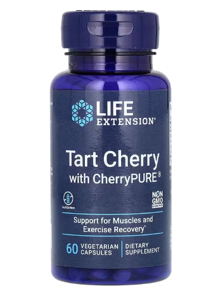 Tart Cherry, Cereja Azeda com CherryPURE, 60 Cápsulas, Life Extension