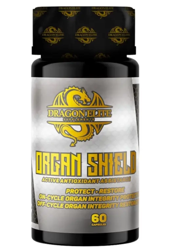 Organ Shield, 60 Capsulas, Dragon Elite