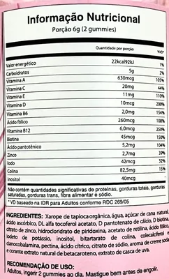 Hair Skin And Nails, 45mcg, 60 gomas, Sabor Soda, Tigers nutrition