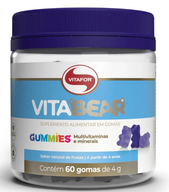 Vitabear, 60 Gomas Sabor Frutas, Vitafor