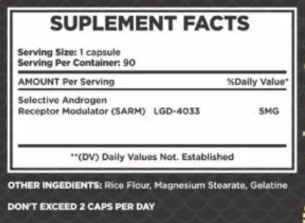 Ligandrol 5mg, 90 Capsulas, Dragon Elite