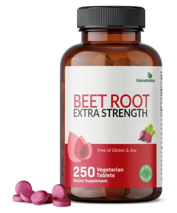 Beet Root Extra Strength, Raiz de Beterraba, 250 Comprimidos, Futurebiotics