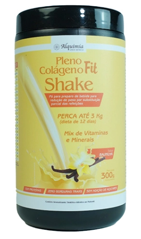 Pleno Colágeno Fit Shake 300g, Baunilha, Alquimia