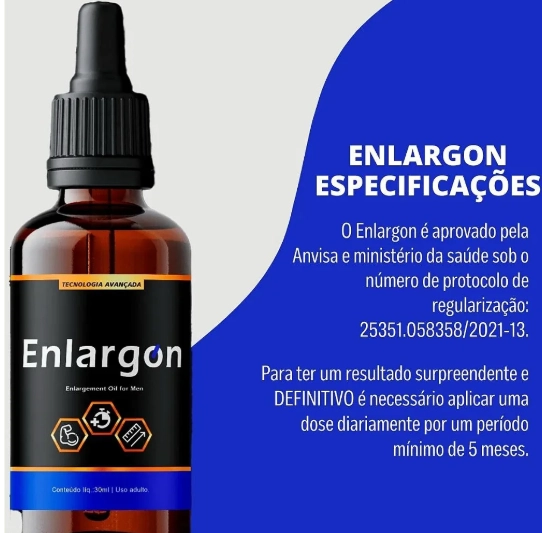 Suplemento Alimentar Enlargon, Para Apoiar o bem-estar Masculino, 30ml