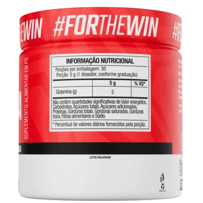 Glutamina Micronizada Isolada 100% Pura, Sabor Neutro, Opções, FTW