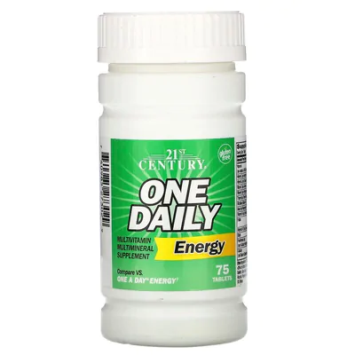 Multivitamínico One Daily Energia Diária, 75 comprimidos, Century