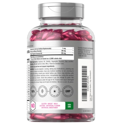 Hair Skin Nails, Cabelo, Pele e Unhas com Biotina, Colágeno e Óleo de Argan, 300 Cápsulas, Horbaach