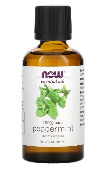 Óleo Essencial, Hortelã-Pimenta, 59ml, Now