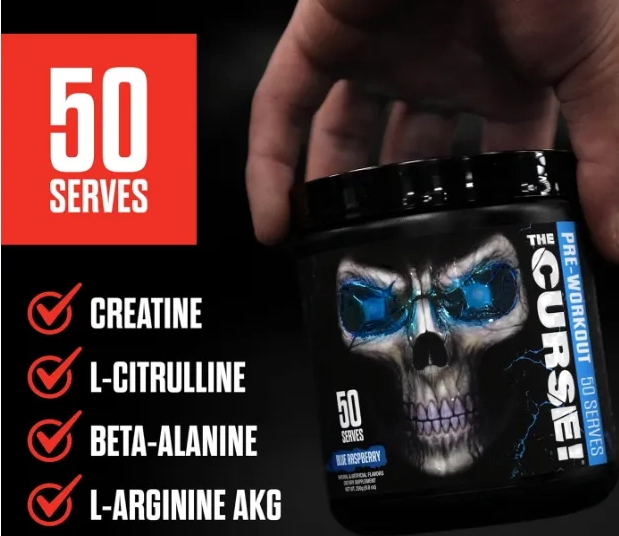 Pré-treino The Curse! 250g Sabor Fruit Punch, JNX Sports
