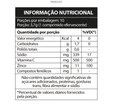 PropoLife Vit C+ Propolis verde, 37g, QualyNutri