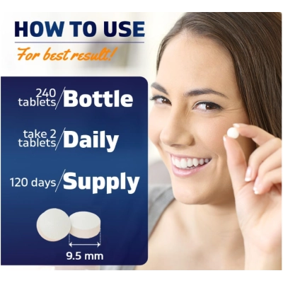L-Theanine 400mg, 240 Comprimidos, Vitamatic