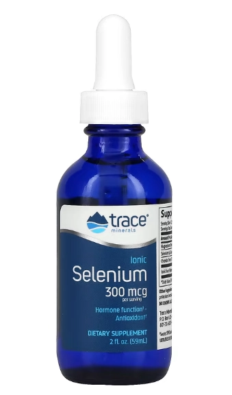 Selênio Iônico, 300mcg, 59ml, Trace Minerals