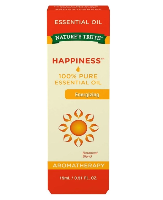 Óleo Essencial Happiness,  Aromatherapy, 15ml, Nature's Truth