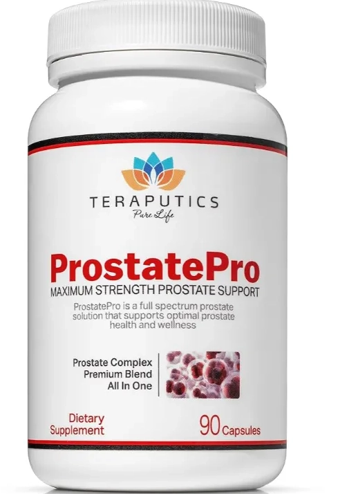 ProstatePro, Saúde da Próstata com 33 Ervas e Saw Palmetto, 90 Cápsulas, Teraputics