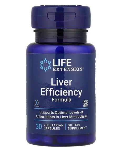 Liver Efficiency, Fórmula de Eficiência Hepática, 30 Cápsulas, Life Extension