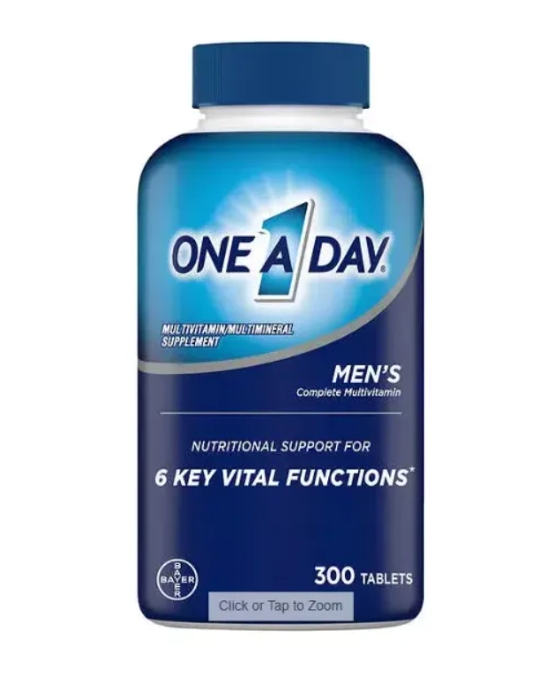 Multivitamínico para Homens, 300 Comprimidos, One-A-Day