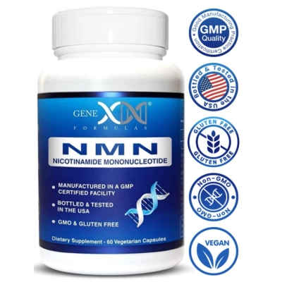 NMN 250mg 99% de Pureza, 60 Cápsulas, Genex Formulas