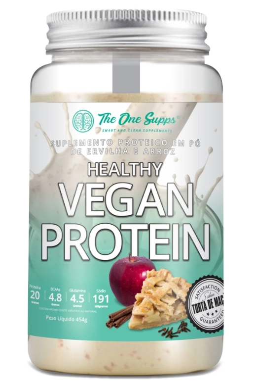 Healthy Vegan Protein, 454g Sabor Torta de Maçã, The One Supps