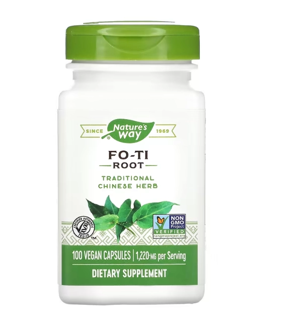 Raiz de Fo-Ti, 610 mg, 100 Cápsulas, Natures Way