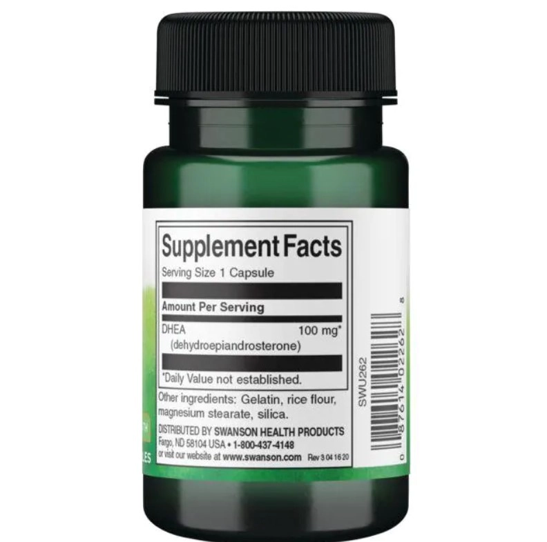 DHEA, 10mg, 120 Cápsulas, Swanson