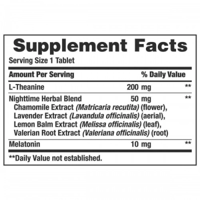 Melatonina Sleep3 (Três Camadas) 10Mg, 120 Tablets, Natures Bounty