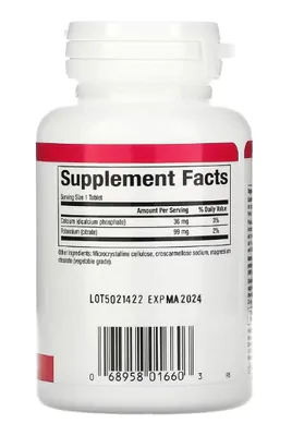 Potássio, 99 mg, 90 Comprimidos, Natural Factors