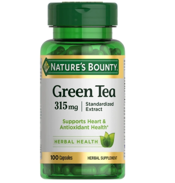 Green Tea, Chá verde, 315mg, 100 cápsulas, Nature's Bounty