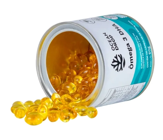 Ômega-3 DHA, 120 Cápsulas, Ocean Drop