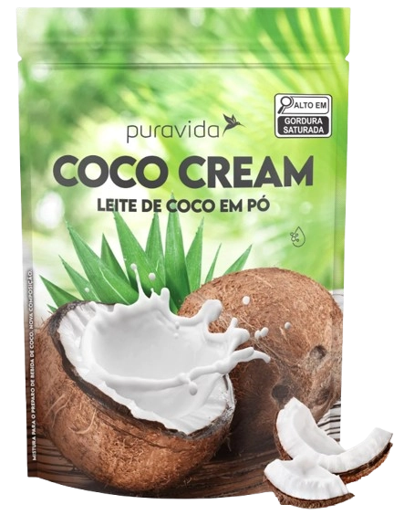 Coco Cream leite de coco em Pó, 1kg, Puravida