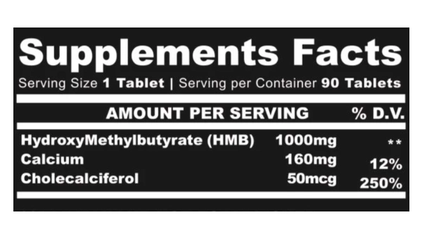 HMB 1000mg, 90 Cápsulas, Bull Pharma