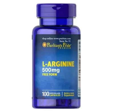 L-Arginina 500mg (100 caps) Puritan's Pride