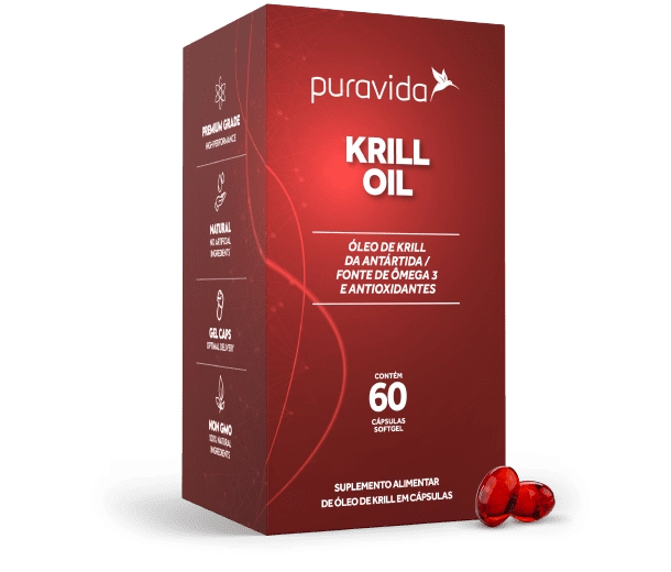 Krill Oil, 60 Cápsulas, Puravida
