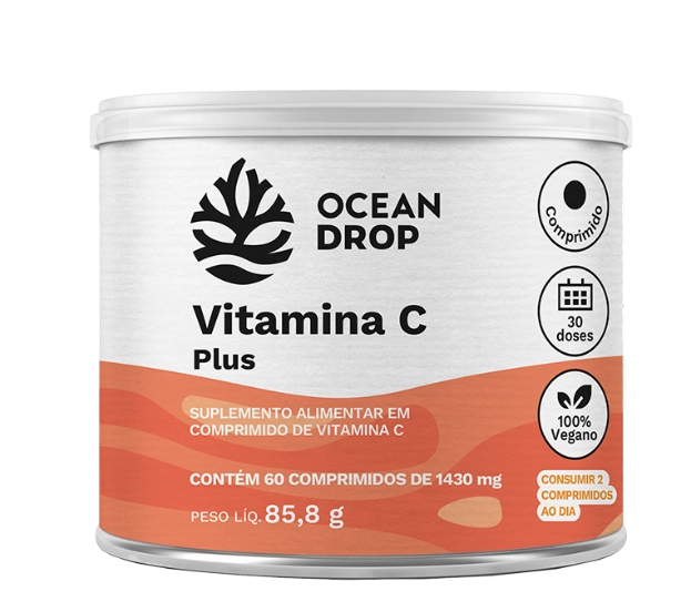 Vitamina C Plus, 60 Comprimidos, Ocean Drop