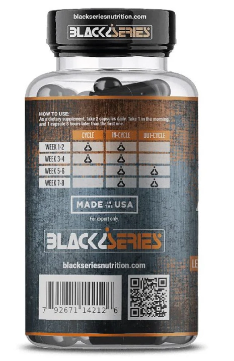 M-Drol  Pró-Hormonal, 60 Cápsulas, Black Series