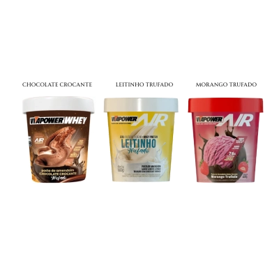 Vitapower Pasta De Amendoim, Sabores, 600g, Vitafor