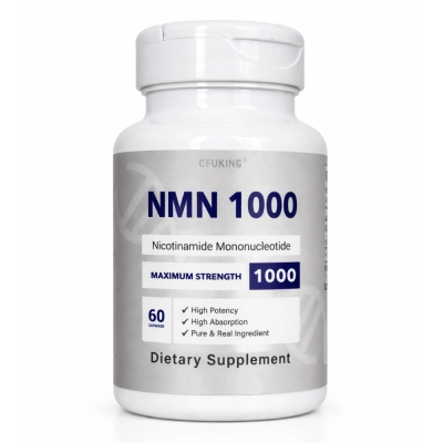 NMN 1000mg, Nicotinamide Mononucleotide, Maximum Strength, 60 Cápsulas - CFUKING